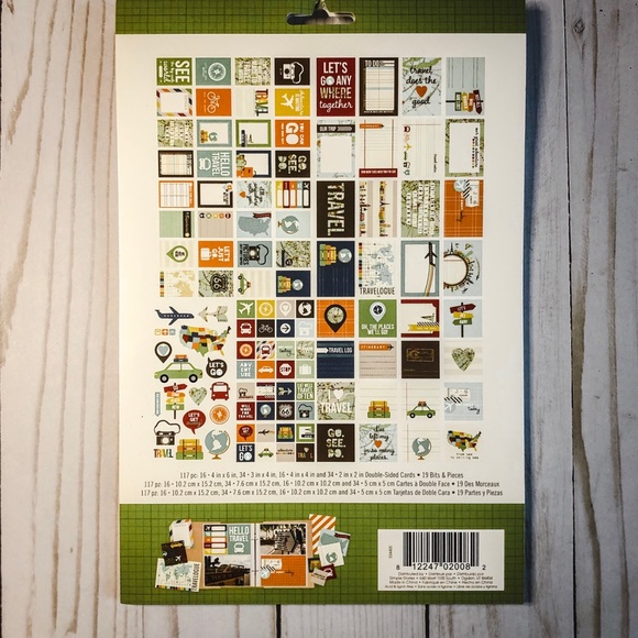 Simple Stories Travel Die Cuts and Journal Cards - Picture 3 of 3